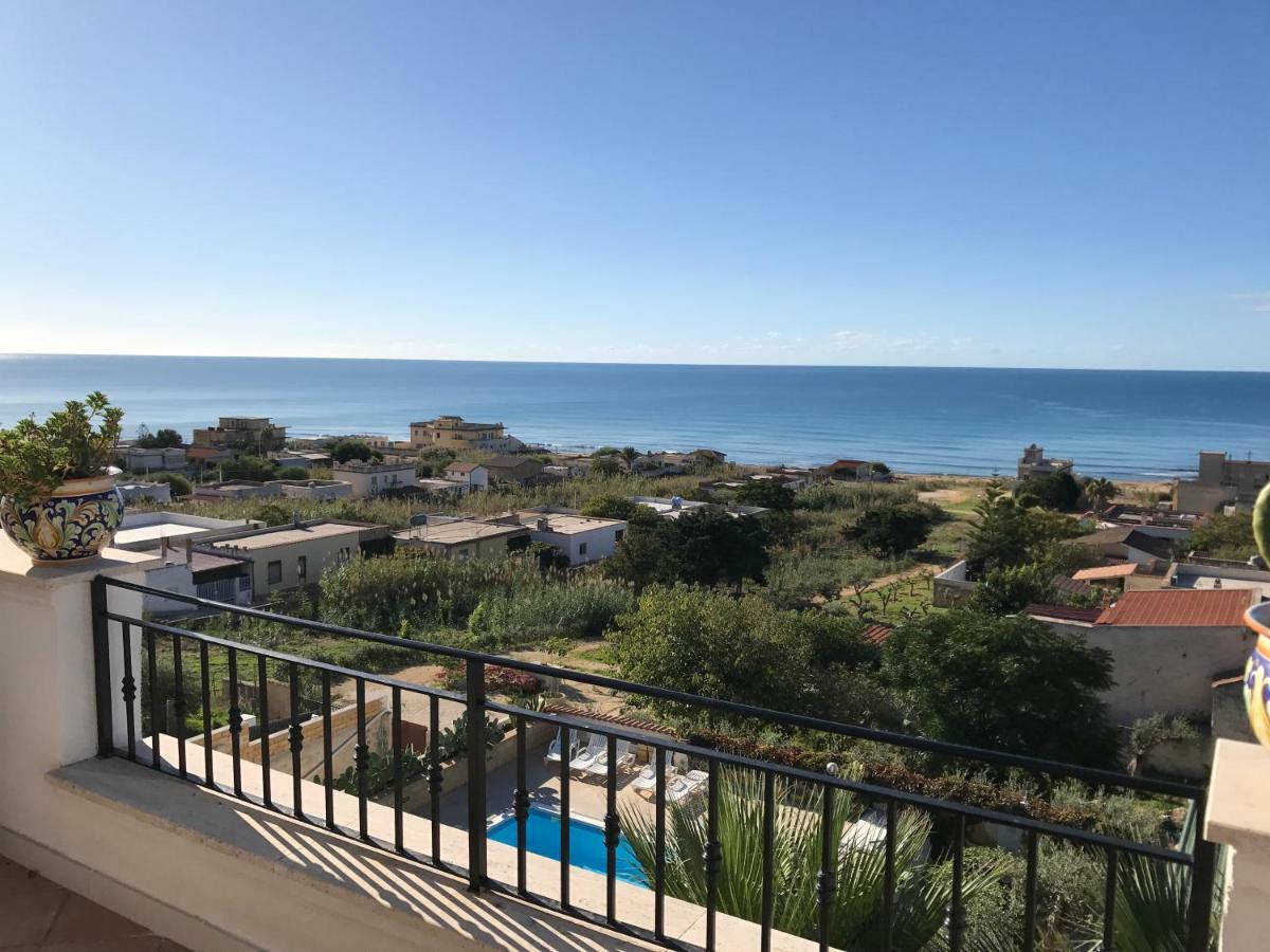 Villa Ceni - Appartamenti Con Camere, Cucina, Wc E Terrazza Sul Mare In Villa Con Piscina, Giardino E Parcheggio Маринела ди Селинунте Екстериор снимка